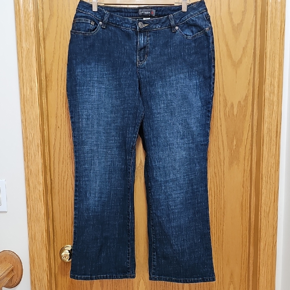 Venezia Blue Straight Leg Jeans Timeless Design